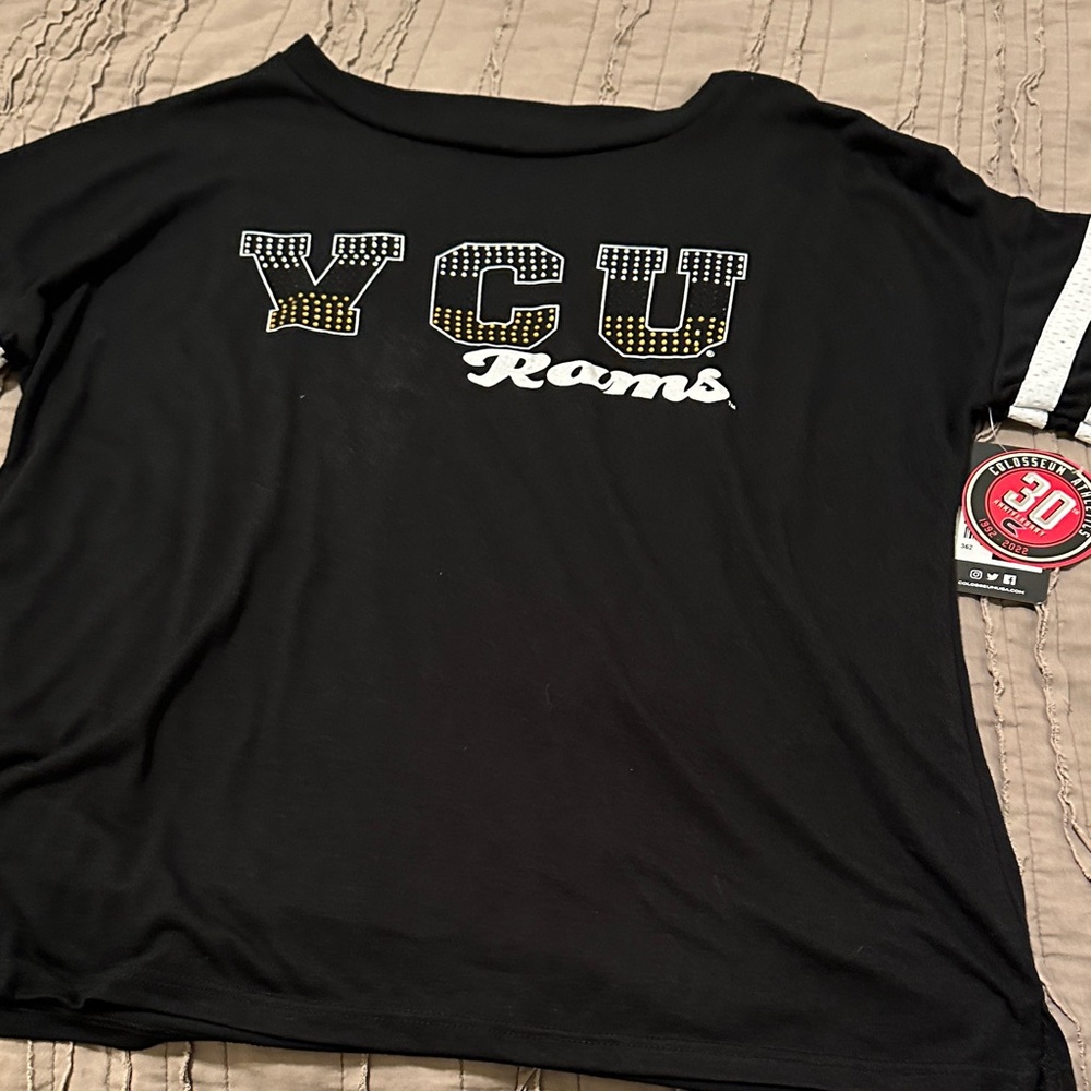 Colosseum Women's Black Tee VCU
